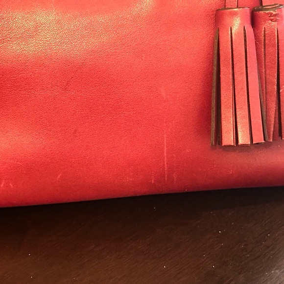 Coach Chelsea Legacy Dark raspberry leather satchel carryall 25359 Shoulder bag - Picture 6 of 12